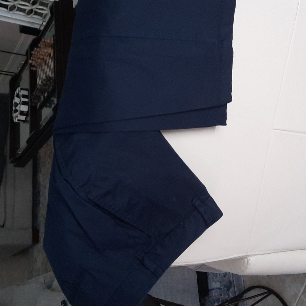 Women's navy no iron pants